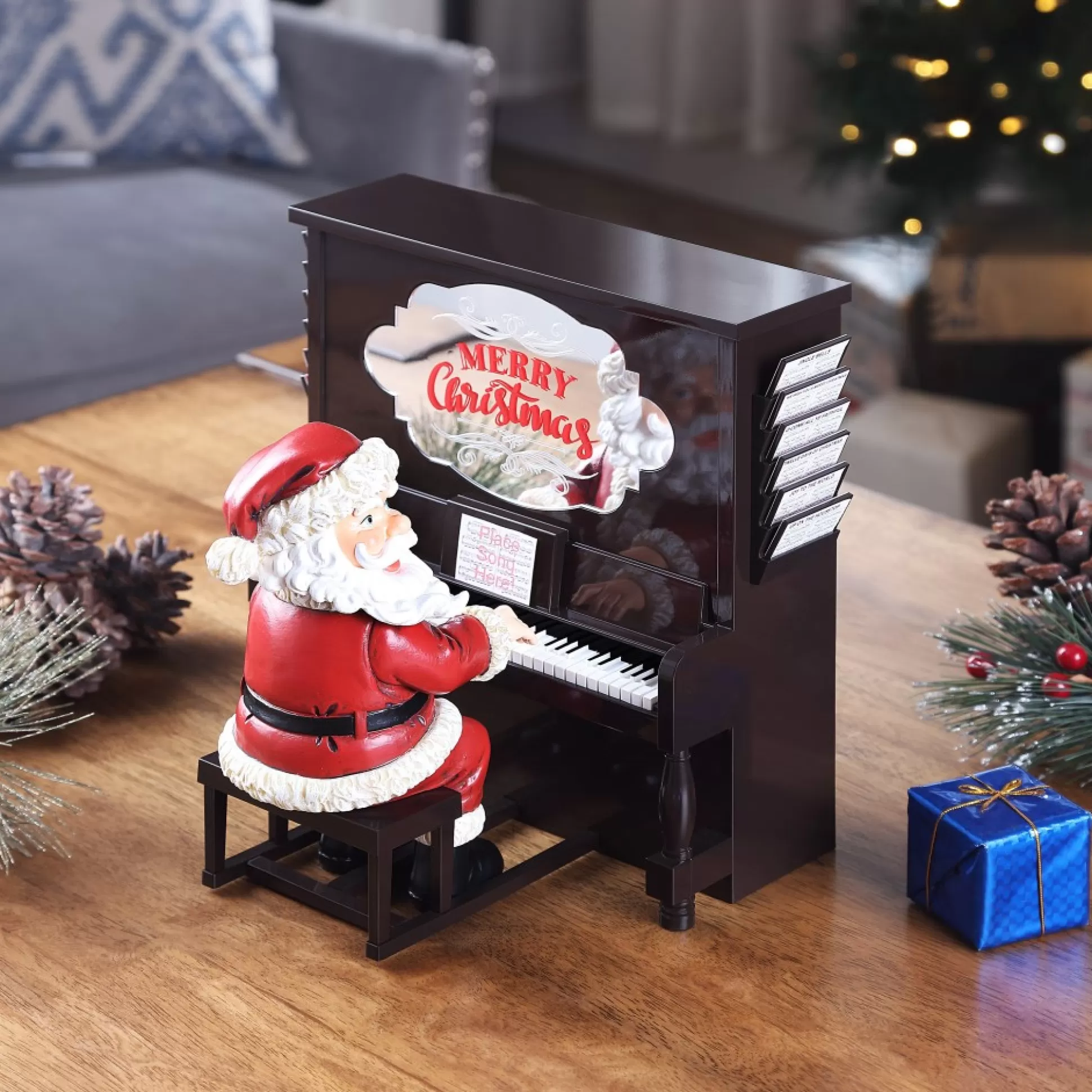 New Mr. Christmas 10" Sing Along Santa