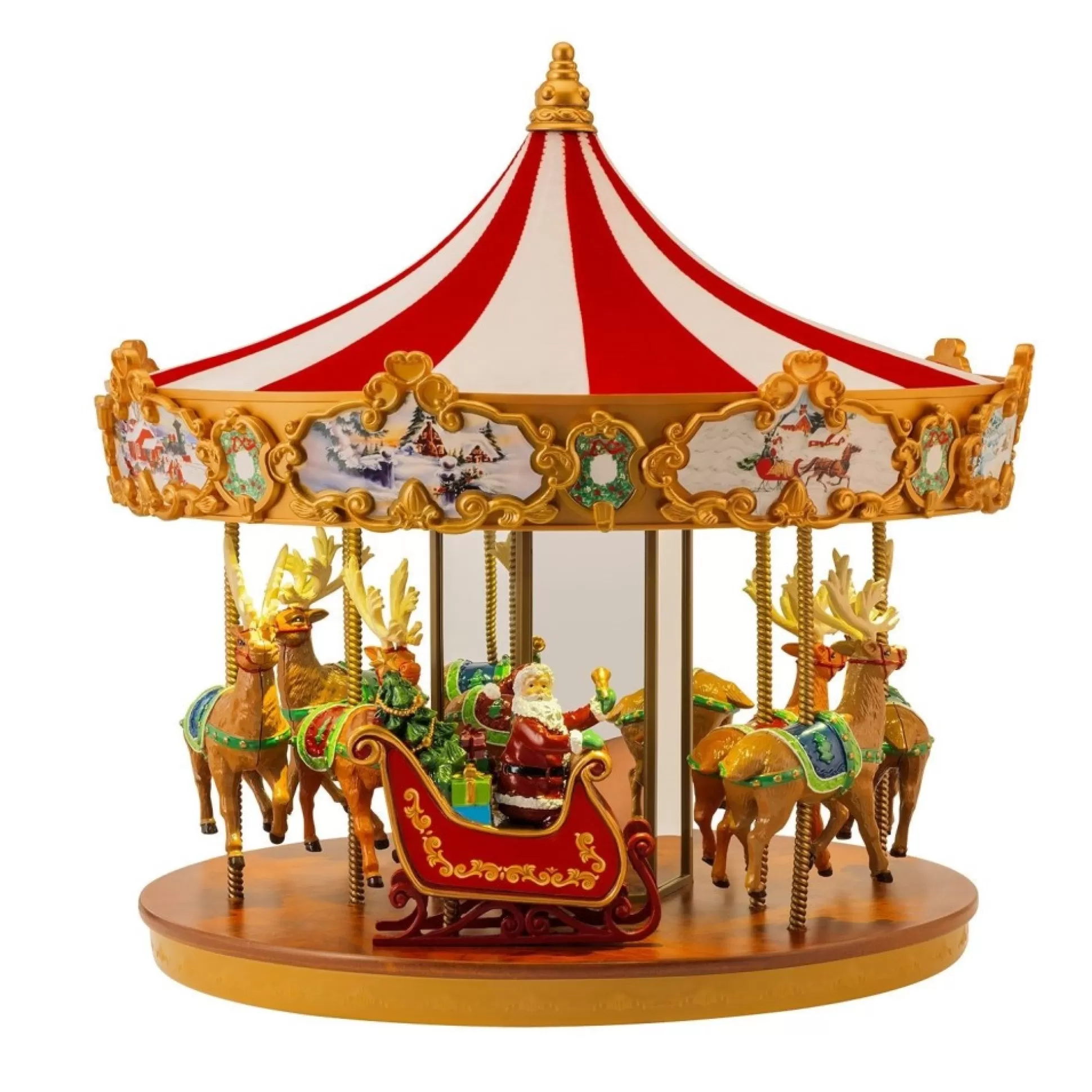Discount Mr. Christmas 12" Animated Very Merry Carousel