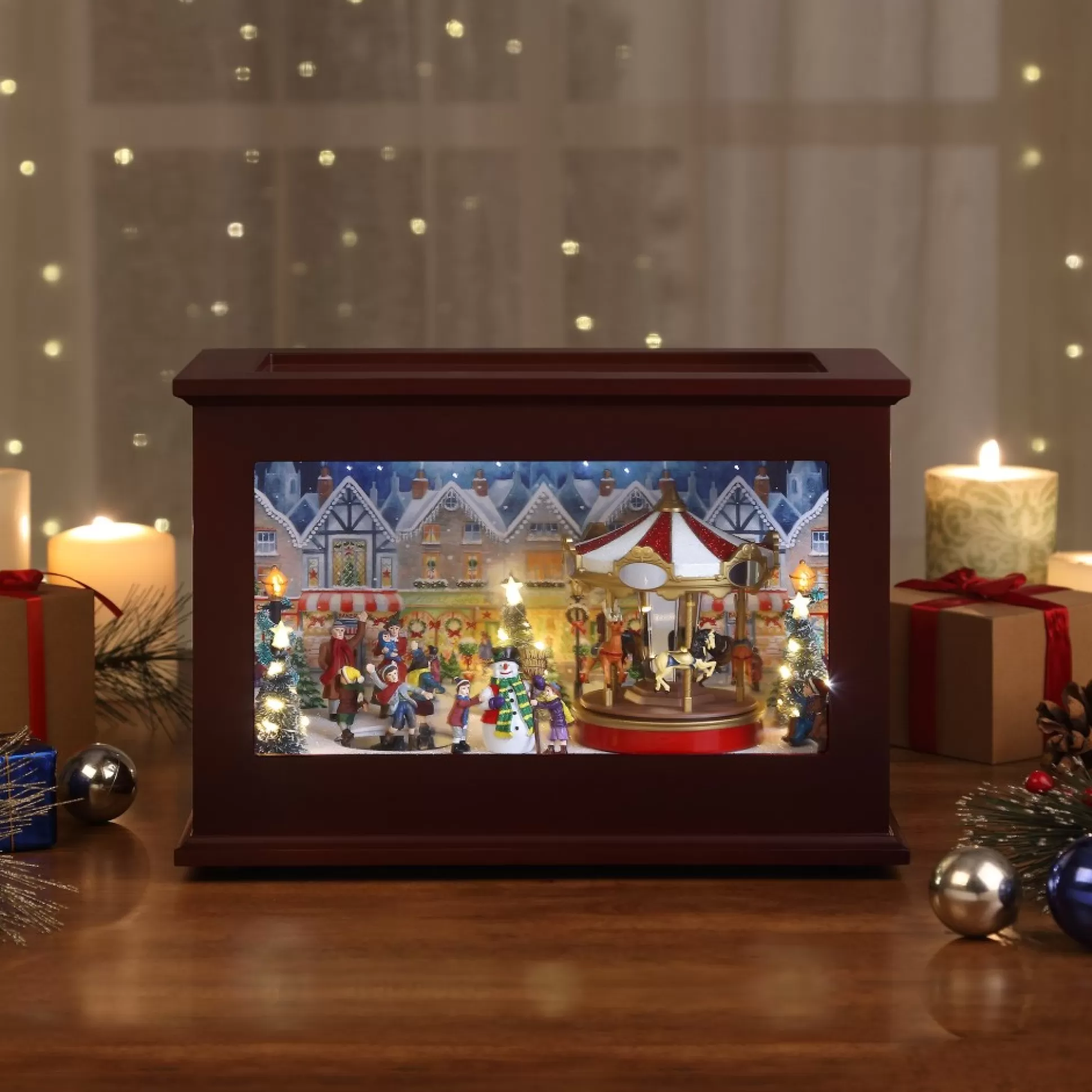 Hot Mr. Christmas 13" Heirloom Christmas Music Box