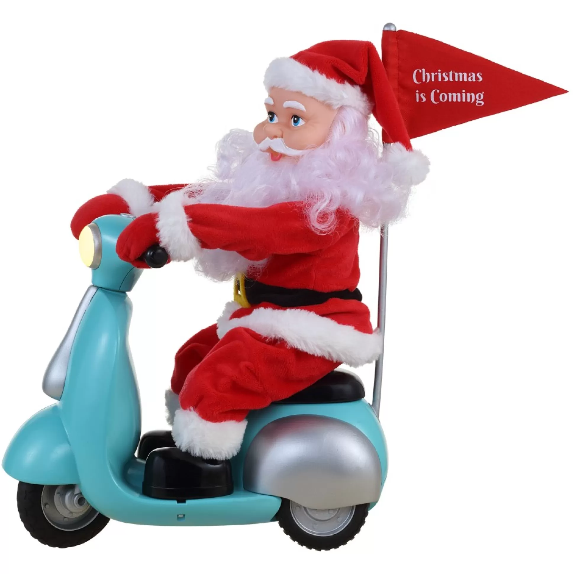 Best Mr. Christmas 14.5" Animated Scootin' Santa