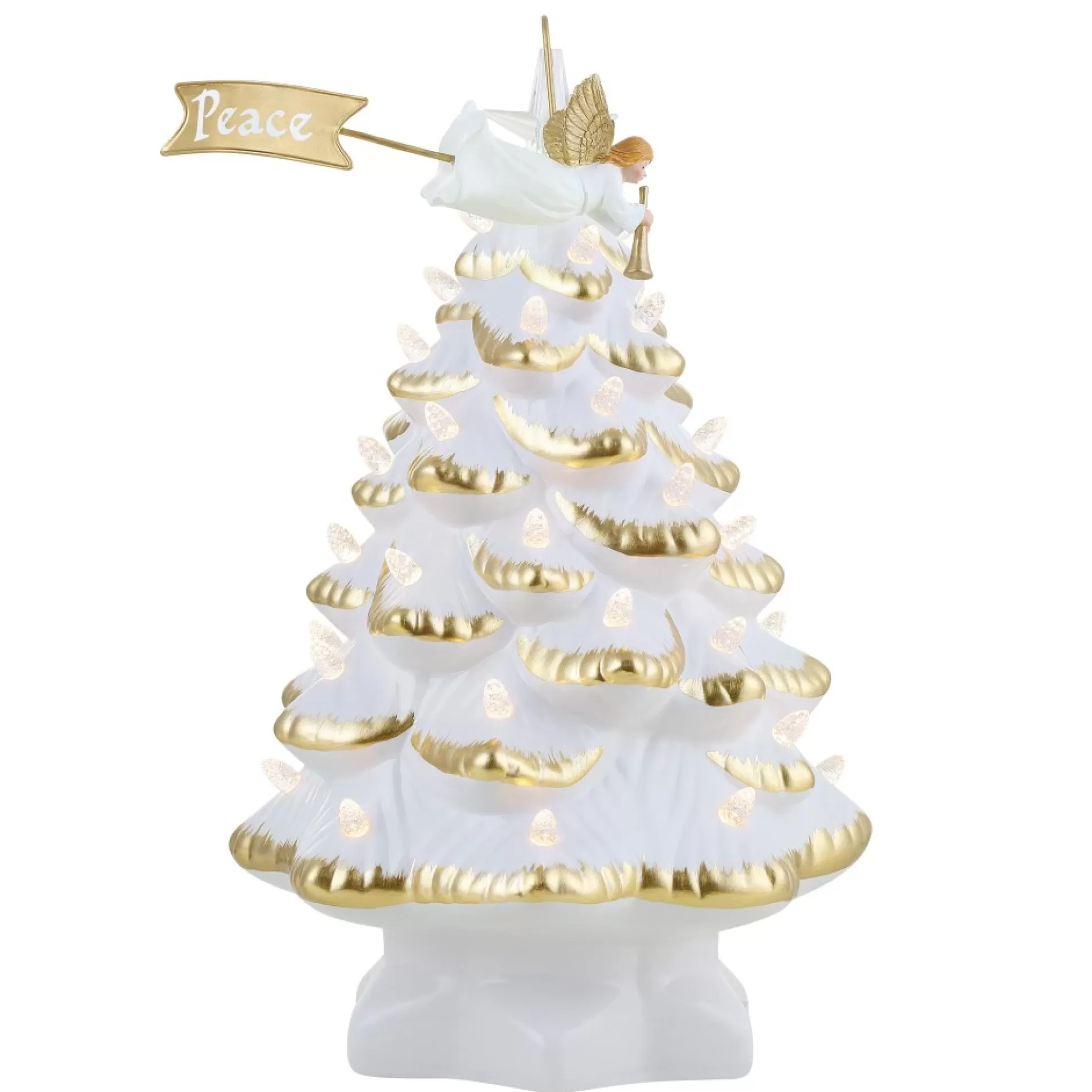 Cheap Mr. Christmas 14" Animated Nostalgic Ceramic Tree - Angel