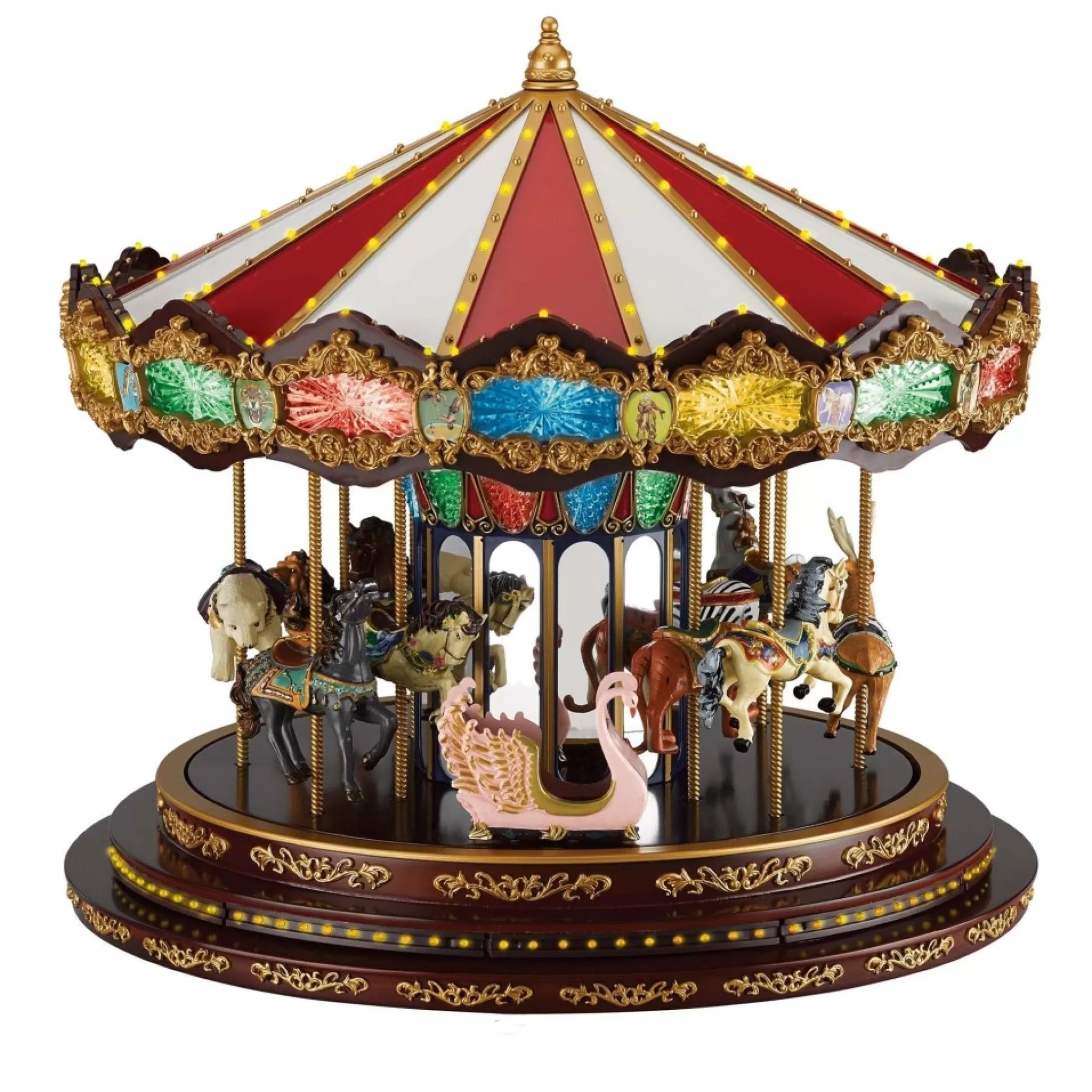 Cheap Mr. Christmas 15" Marquee Deluxe Carousel