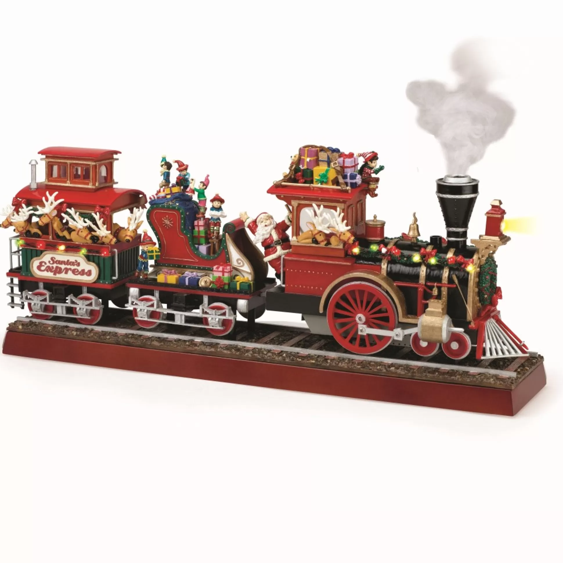 Cheap Mr. Christmas 16.75" Animated Santa's Express