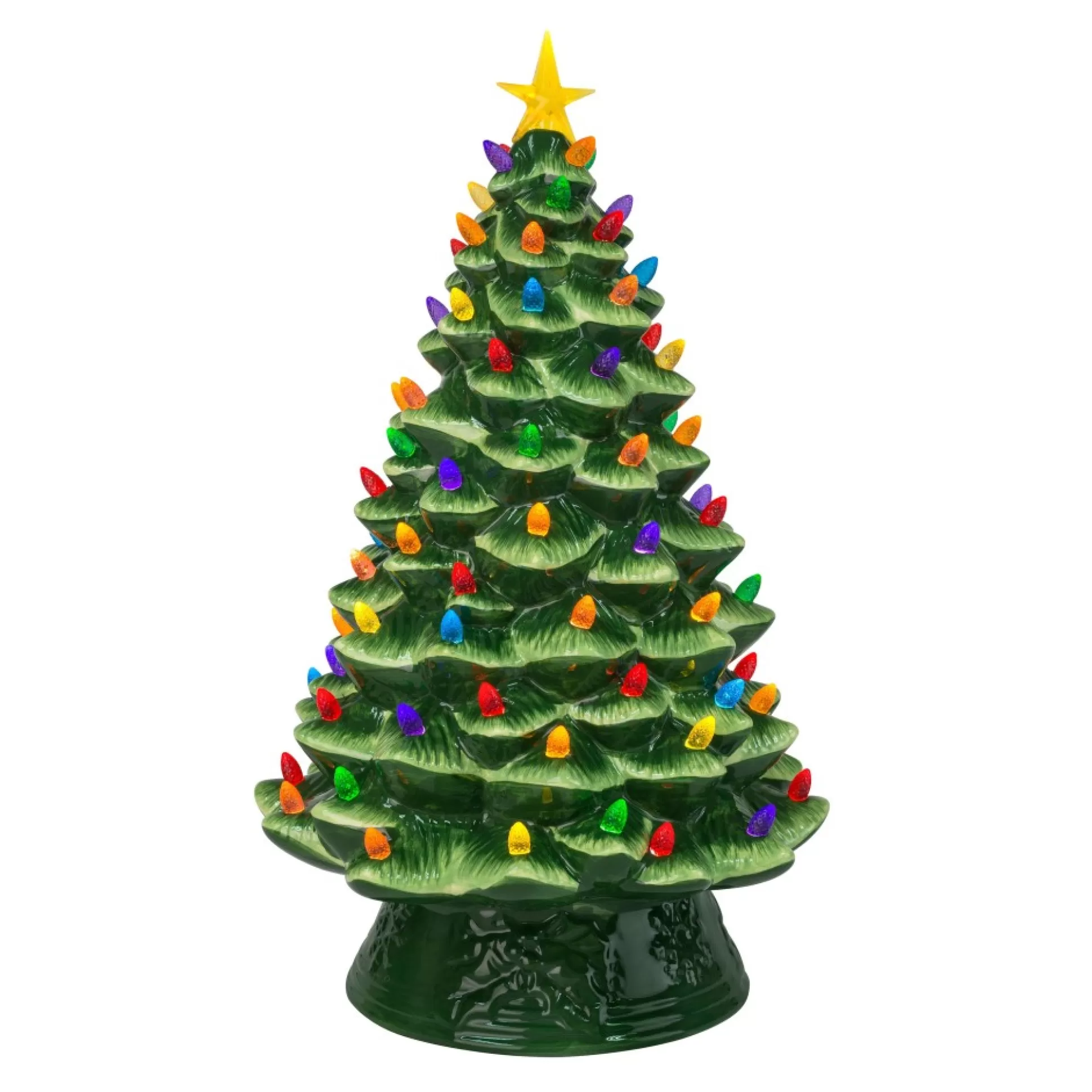 Outlet Mr. Christmas 18" Nostalgic Ceramic Tree - Green