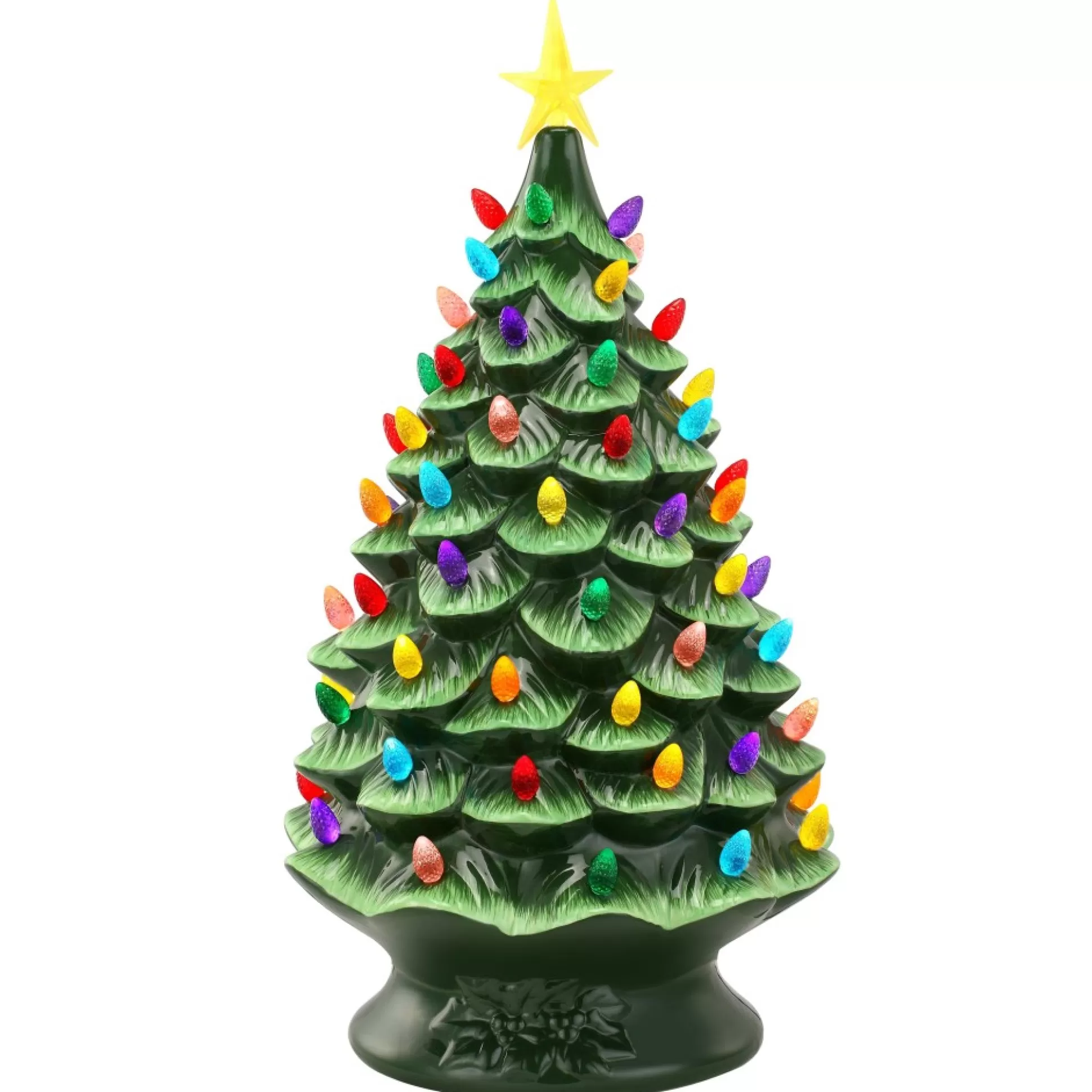 Best Sale Mr. Christmas 24" Nostalgic Ceramic Tree - Green