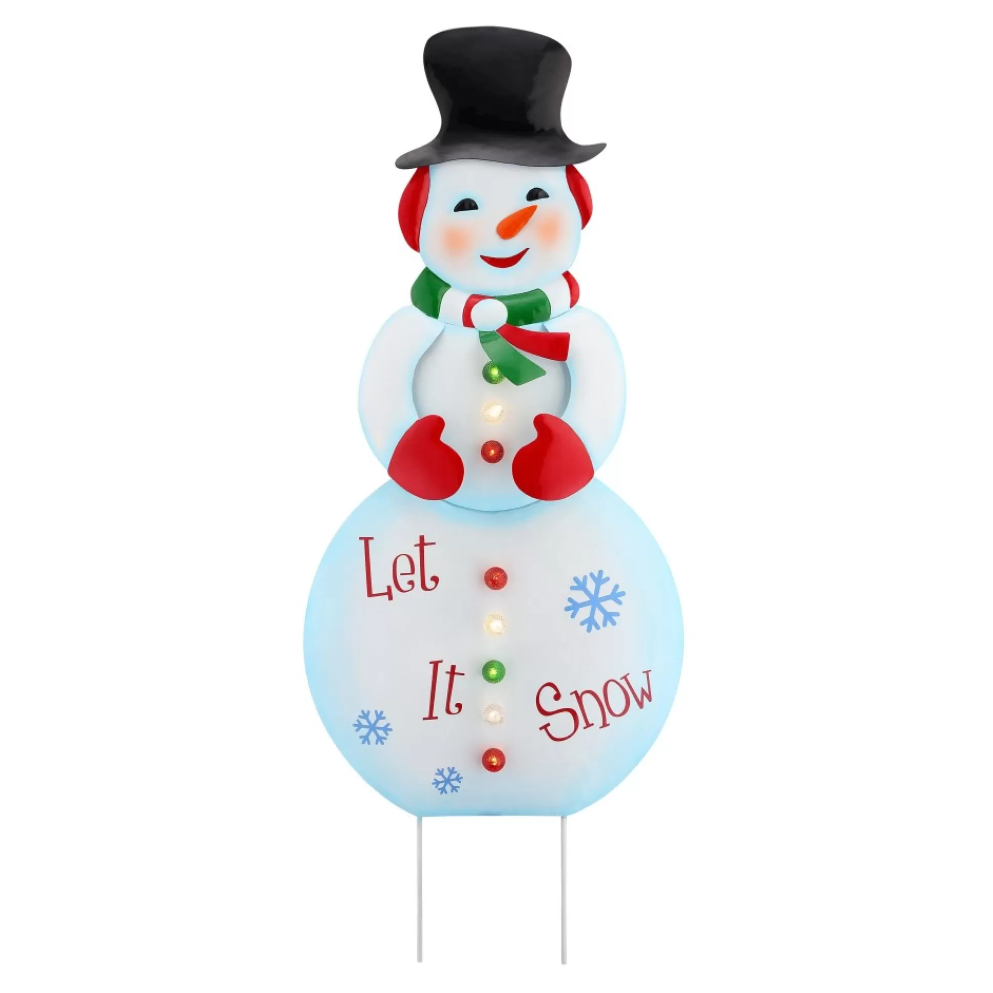 Flash Sale Mr. Christmas 32" Outdoor Metal Snowman Sign