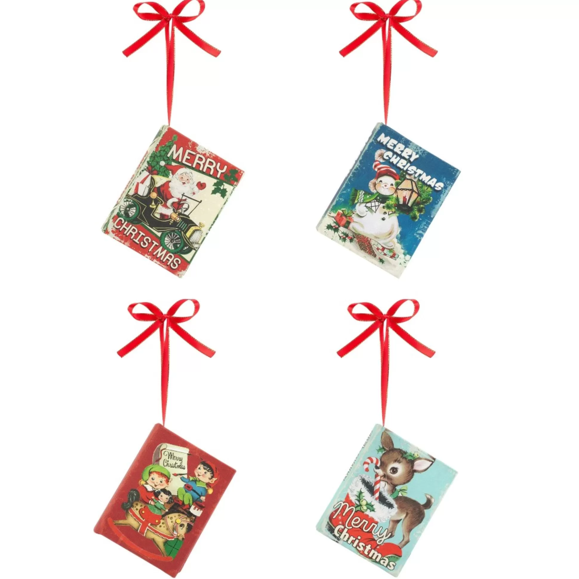 Best Mr. Christmas 3.75" Set Of 4 Nostalgic Musical Songbooks