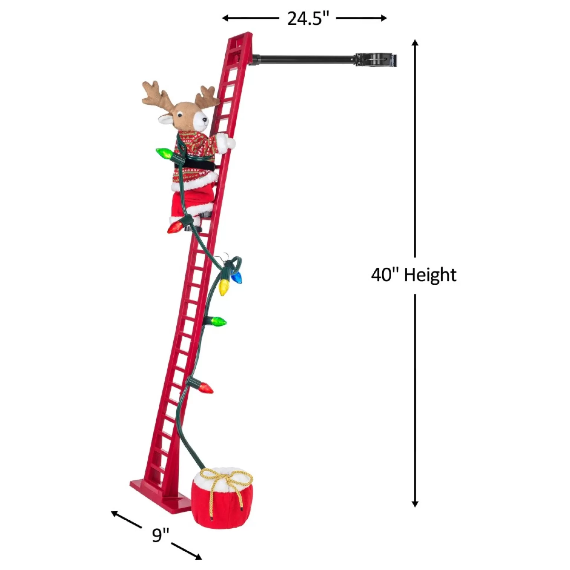 Discount Mr. Christmas 43" Animated Super Climbing Reindeer