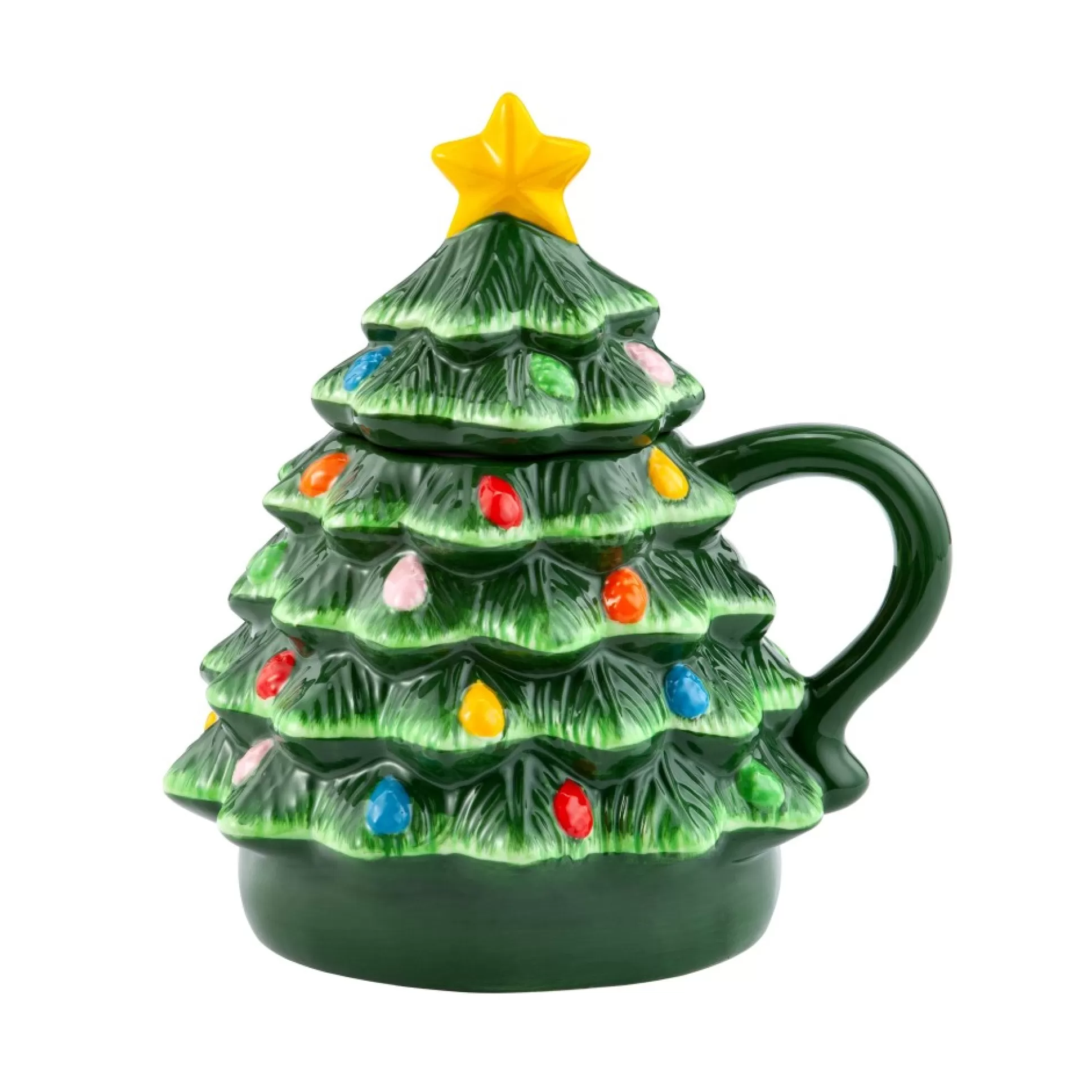 Hot Mr. Christmas 6" Nostalgic Ceramic Tree Lidded Mug