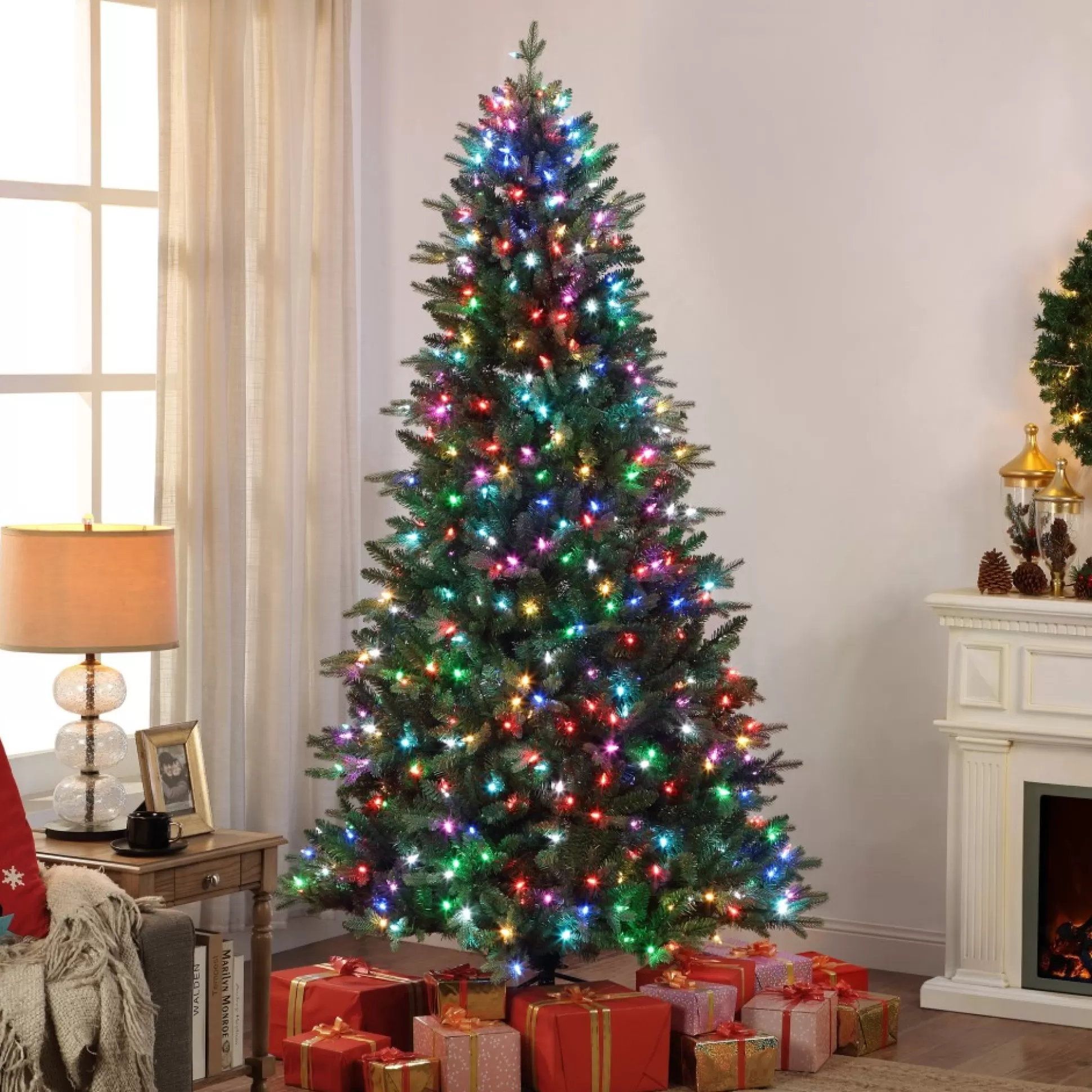 Outlet Mr. Christmas 7.5' Alexa Enabled Christmas Tree