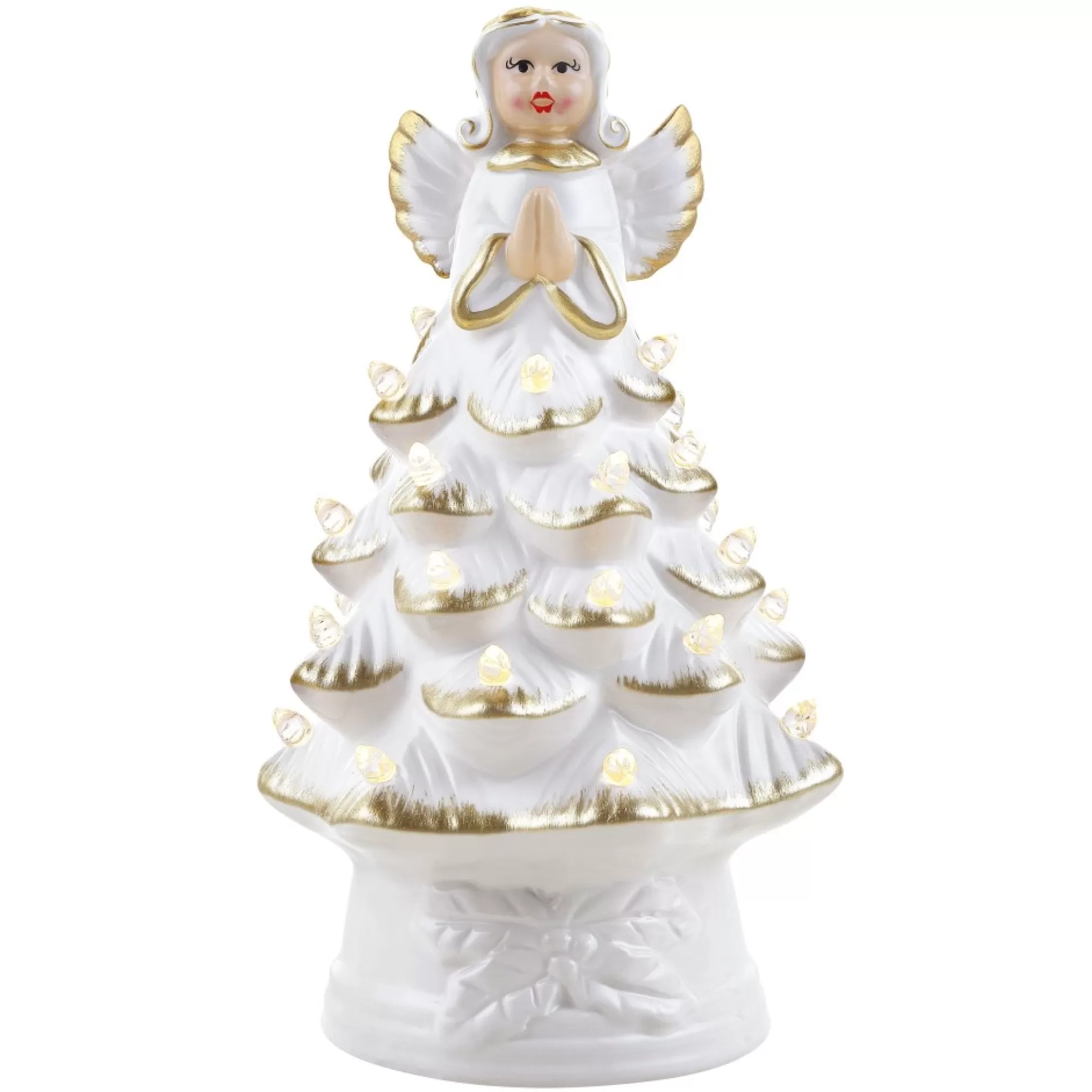 Sale Mr. Christmas 8.5" Nostalgic Ceramic Angel Tree