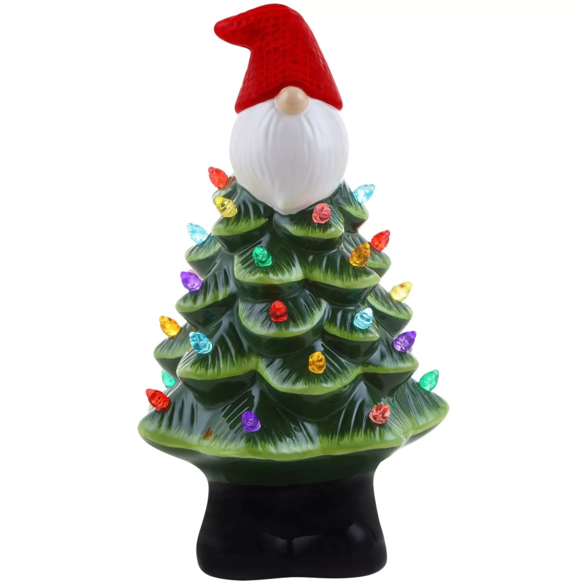 Clearance Mr. Christmas 8.5" Nostalgic Ceramic Gnome Tree