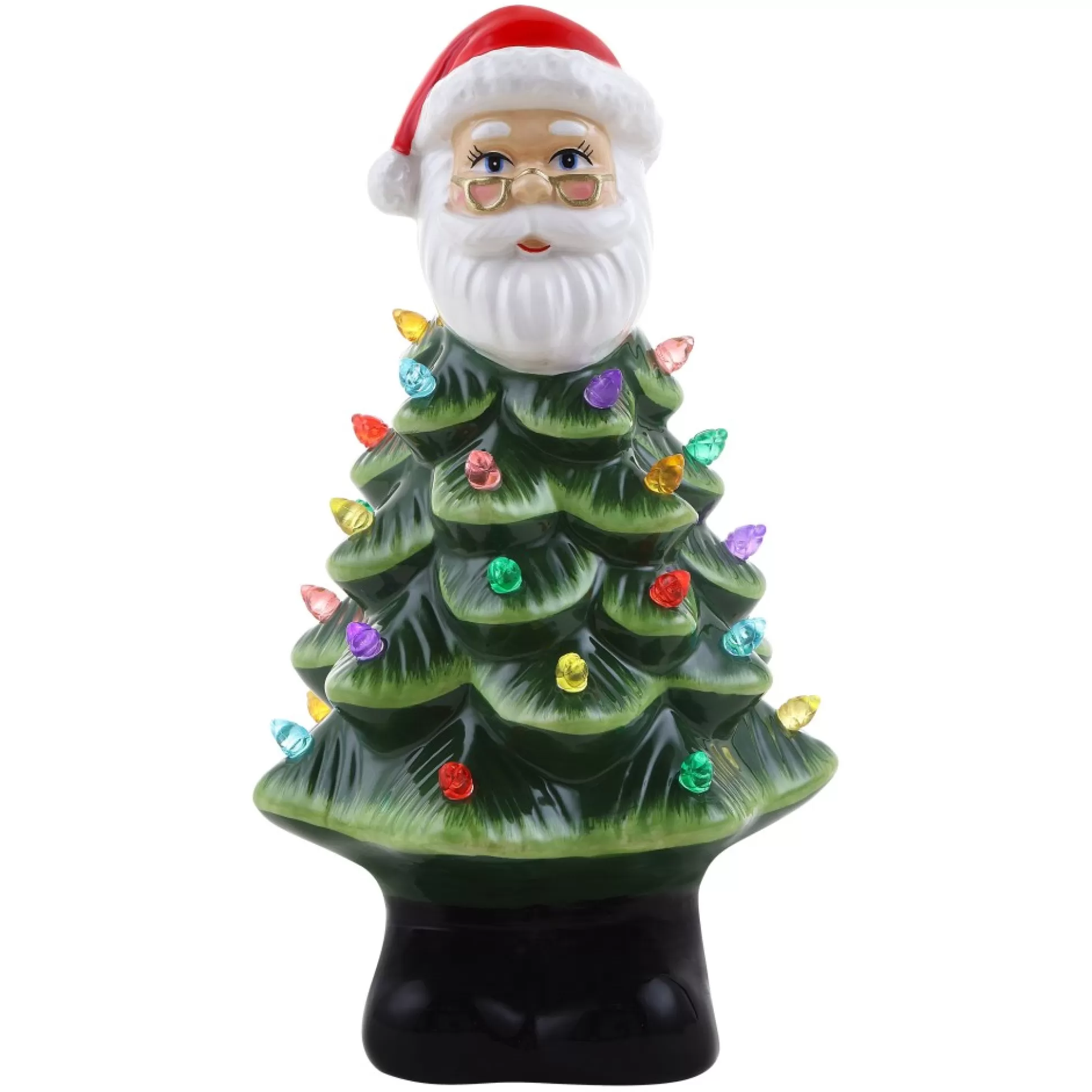 Fashion Mr. Christmas 8.5" Nostalgic Ceramic Santa Tree
