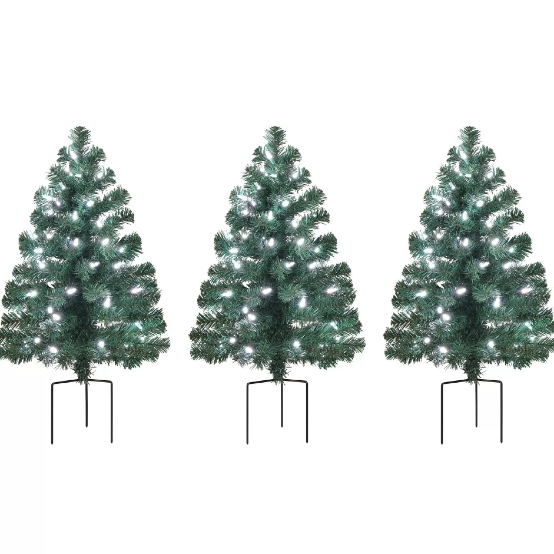 Flash Sale Mr. Christmas Alexa Enabled Pathway Christmas Trees - Rgb Bulbs