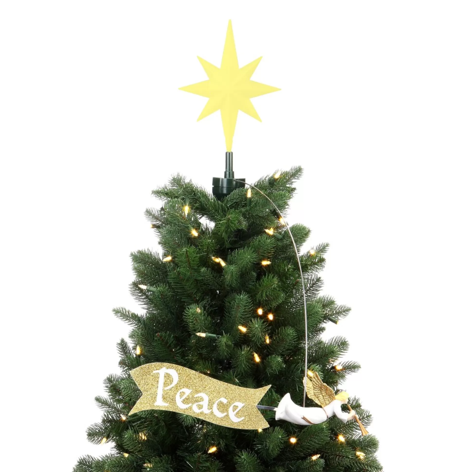 Online Mr. Christmas Animated Angel Tree Topper With Banner