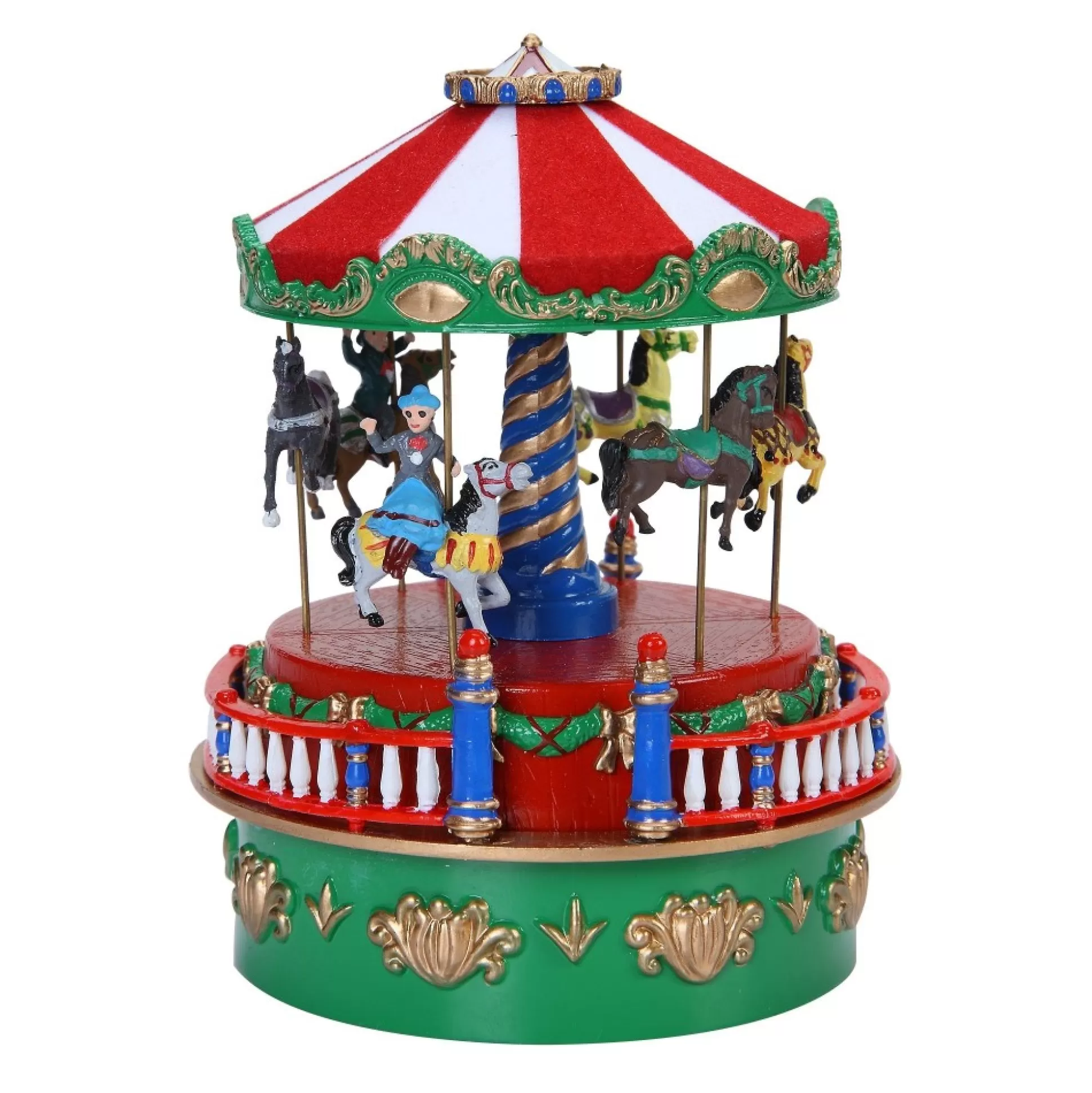 Fashion Mr. Christmas Mini Carnival Music Box - Carousel