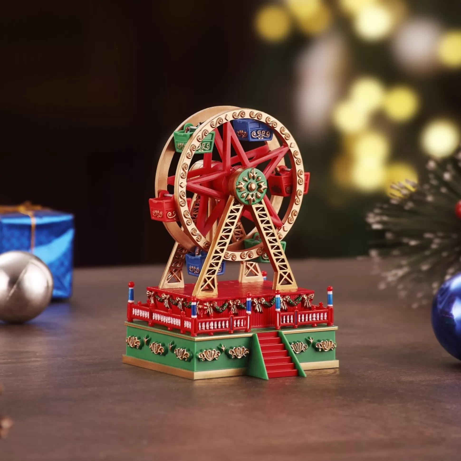 Best Mr. Christmas Mini Carnival Music Box - Ferris Wheel